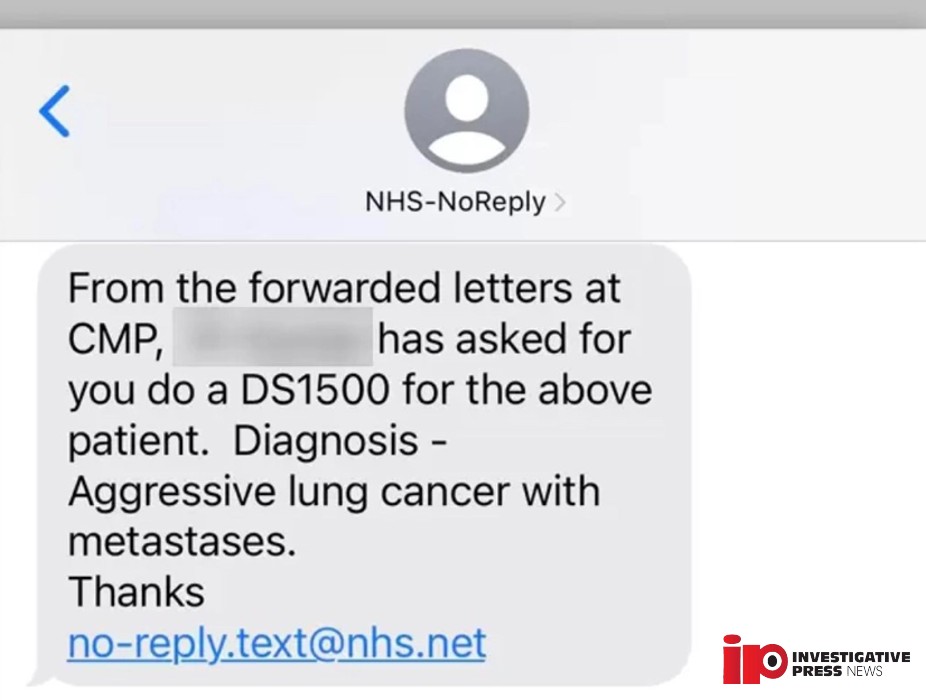 English Medical Practice Sends False Xmas Lung Cancer Text